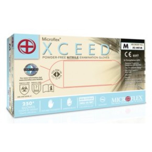 microflex xceed nitrile gloves