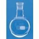 Kolba, apvaliadugnė, Duran®, borosilikatinio stiklo, skaidrus,  NS 14/23, d 64mm, h 115mm, 100 ml 