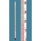 Termometras, -10...+110 oC:1 oC, ilgis 300 mm, diametras 6-7 mm, užpildytas raudonu skysčiu, pilno įmerkimo 